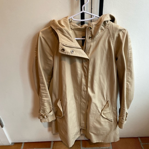 Jcrew Khaki Rain Jacket - Picture 1 of 3